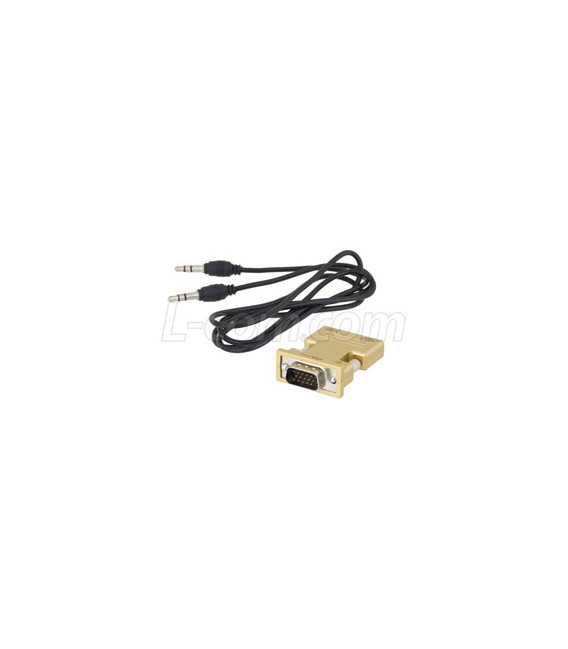 HDMI Female to VGA Male Adapter with Audio
