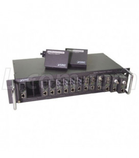 Planet 15 Slot Media Converter Chassis with Slot For Redundant Power Supply