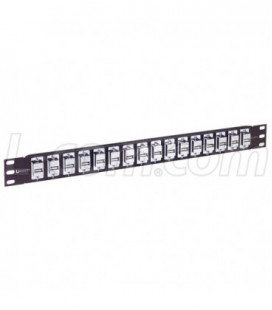 1.75" 16 Port Panel USB A/B Flanged Coupler, Shielded