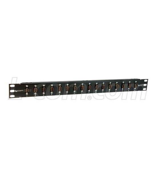 Desmantelar Buscar a tientas carbohidrato L-COM 3.50" x 19" HDMI Patch Panel, 32 HDMI Female / Female Couplers  PR35HD32B