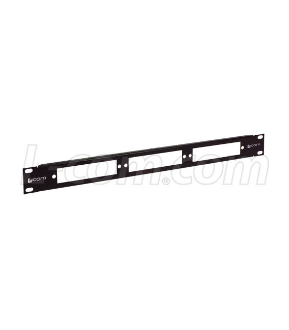 (1U) 1.75" X19" with 3 FSP Series Sub-Panel Openings