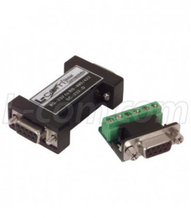 RS232 to RS485/RS422 Interface Converter DB9 -M /DB9-F (Ext. Powered) w/Opto- Isolation