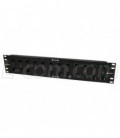 19" Rack Mount 12-Line Hi-Power Telephone/DSL/T1 Lightning Surge Protector - RJ11 Jacks