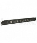 19" Rack Mount 4-Port Med Power 10/100 Base-T CAT5 - RJ45