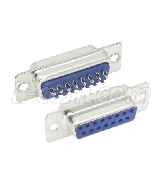 DB15 Female Solder Connectors, Tray 70
