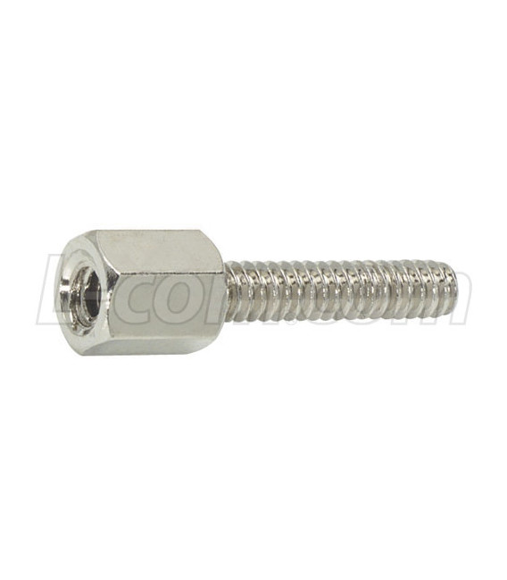 4-40 D-Sub Hardware Jack Screw Kit, .50 inch Thread, .232 inch Screw