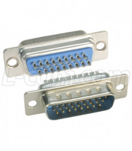 Solder Cup D-Sub Connector, HD26 Male