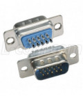 Solder Cup D-Sub Connector, HD15 Male