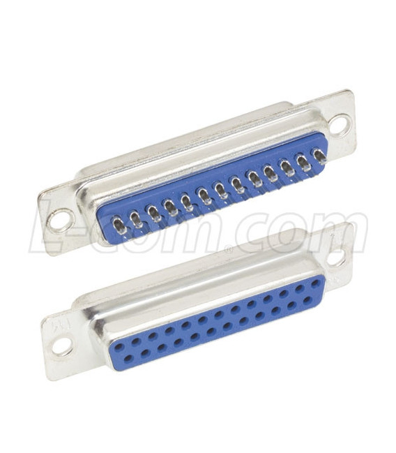 DB25 Female Solder Connectors, Tray 50