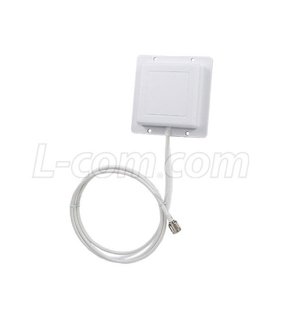 2.4 GHz 8 dBi Flat Patch Antenna - 4ft SMA Male Connector