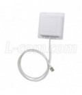2.4 GHz 8 dBi Flat Patch Antenna - 4ft SMA Male Connector