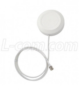 2.4 GHz 8 dBi Round Patch Antenna - 4ft RP-SMA Plug Connector