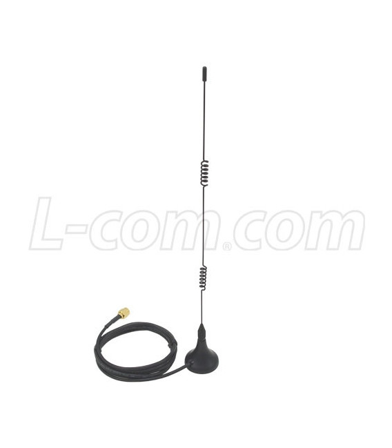 2.4 GHz 7 dBi Desktop Omni Antenna - 4ft RP-TNC Plug Connector