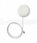 2.4 GHz 8 dBi Round Patch Antenna - 4ft RP-TNC Plug Connector