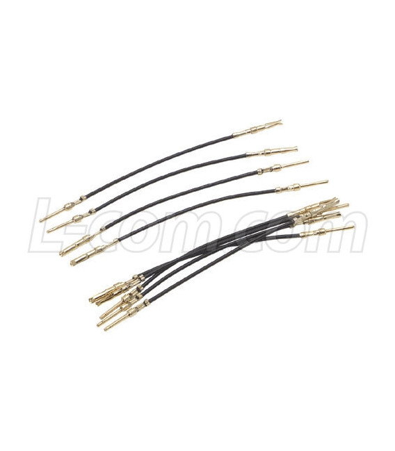 Straight Jumper Wires, Male / Female, Pkg/10