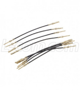 Straight Jumper Wires, Male / Female, Pkg/10