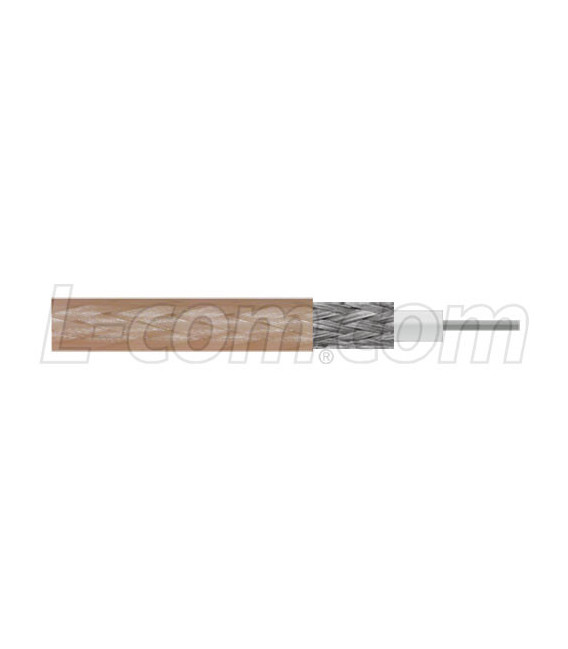 Coaxial Bulk Cable RG316/U, 100 foot Coil