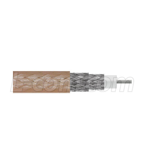 Coaxial Bulk Cable RG142B/U, 100 foot Coil