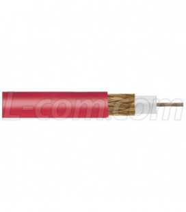 Coaxial Bulk Cable RG59A/U, 1000 foot spool Red