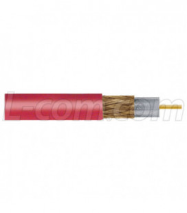Coaxial Bulk RG6 Cable RG6/U 1,000 foot Spool Red