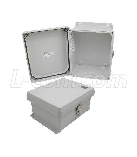 10x8x5" UL® Listed Weatherproof Industrial NEMA 4X Enclosure Only