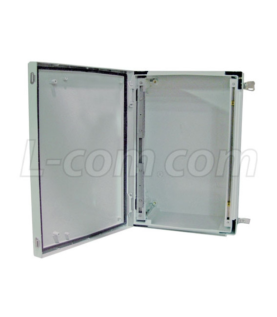 24x16x9 Inch Weatherproof NEMA 4X Enclosure Only