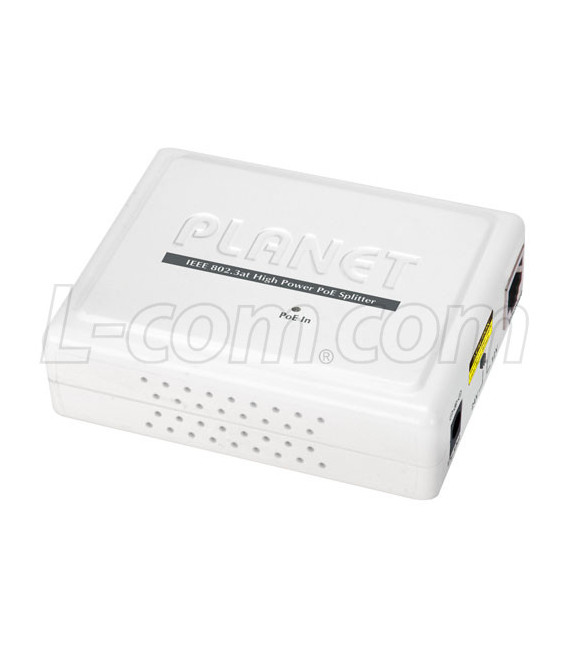 Single-Port 10/100/1000Mbps High PoE Injector - 25.5 Watts