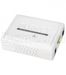 Single-Port 10/100/1000Mbps High PoE Injector - 25.5 Watts