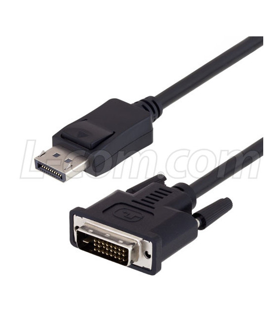 DisplayPort male to DVI male Dongle