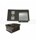 18x16x8 Inch 120 VAC Vented Black Weatherproof Enclosure w/Solid State Controlled Heating System