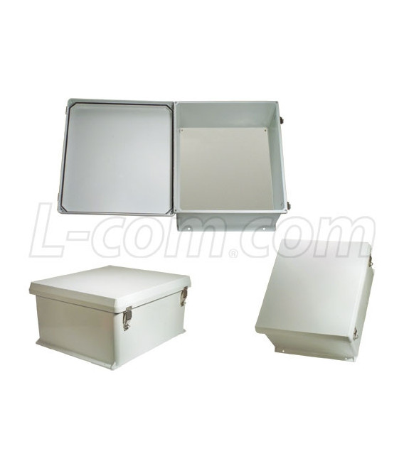18x16x8" UL® Listed Weatherproof NEMA 4X Enclosure with Blank Starboard Mounting Plate