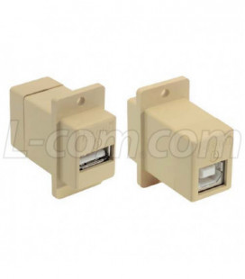 USB Adapter A-B, Ivory