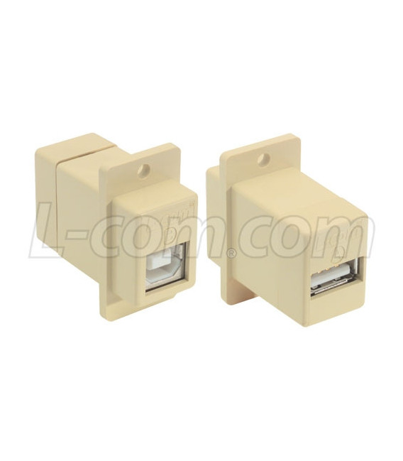 USB Adapter B-A, Ivory