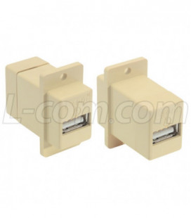 USB Adapter A-A, Ivory