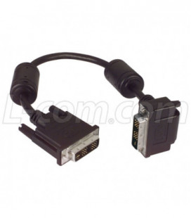 DVI-D Single Link DVI Cable Male / Male Right Angle,Top 5.0m