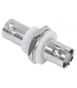 Coaxial Adapter, BNC Bulkhead, Insulated Ground
