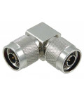 Coaxial Adapter, Type N-Male / Male Right Angle