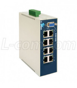 EtherWAN Managed Industrial Ethernet Switch 8 10/100TX Ports