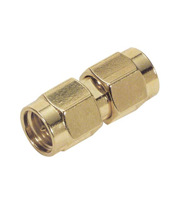 Coaxial Adapter, SMA Male / Male Gold Plated