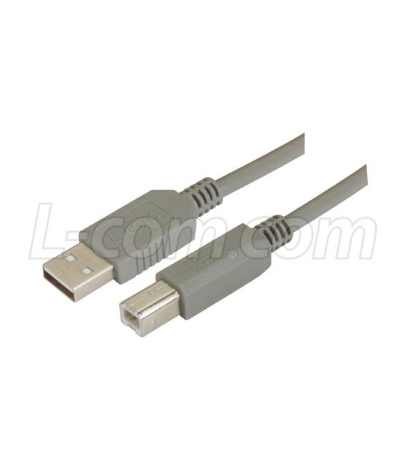 Deluxe USB Cable Type A - B Cable, 1.0m