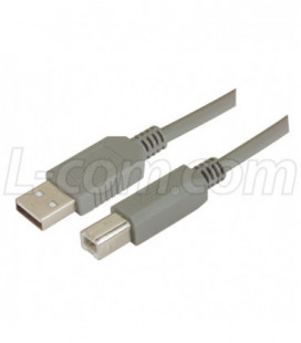 Deluxe USB Cable Type A - B Cable, 0.3m