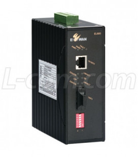 Hardened Ethernet Media Converter 10/100 TX to 100FX SC, MM, 2km