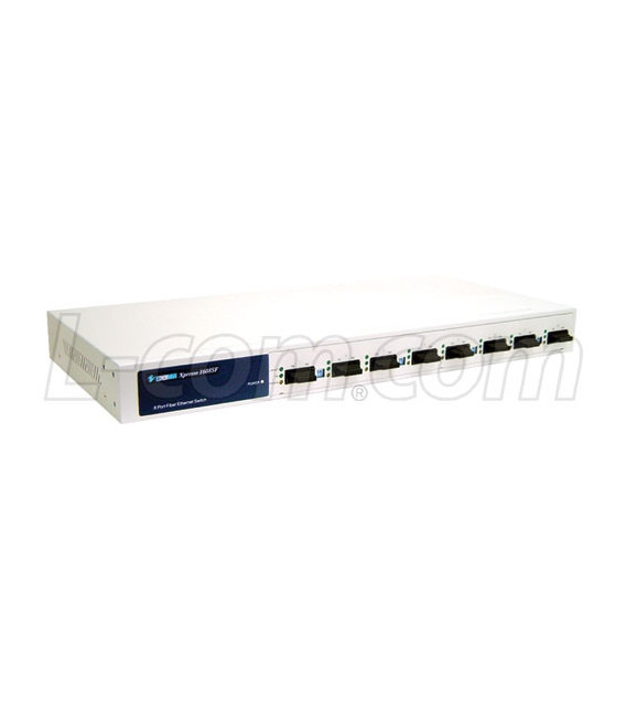 EtherWAN Commercial Ethernet Fiber Switch 8-10/100FX Ports (2Km)