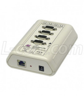 LAVA 4 Port DB9M Ethernet to Serial Device Server