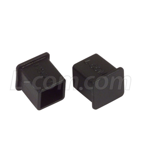 Protective Cover for USB 2.0 Type B Plugs, Pkg/10