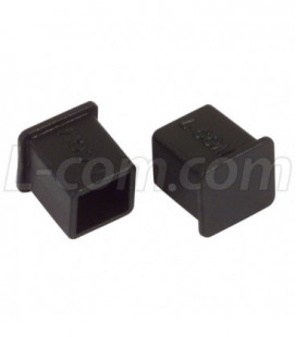 Protective Cover for USB 2.0 Type B Plugs, Pkg/10