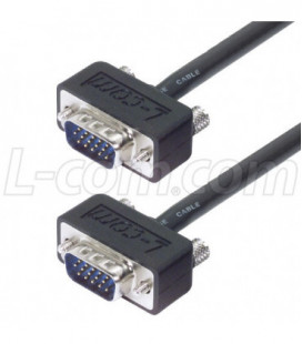 Super Thin SVGA Cable, HD15 Male / Male, 5.0 ft