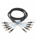Premium RGB Multi-Coaxial Cable, 5 BNC Male / Male, 15.0 ft