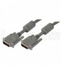DVI-D Dual Link DVI Cable Male / Male, 5 ft