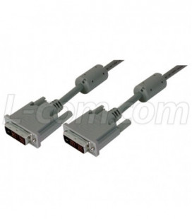 Premium DVI-D Single Link DVI Cable Male / Male w/ Ferrites, 15.0 ft